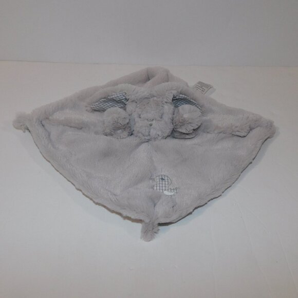 Gingerlilly Other - Gingerlilly Gray Plush Bunny Rabbit Gingham Duck Security Blanket Baby lovey